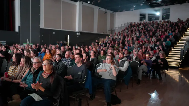 Wildsight Invermere 12th Wild & Scenic Film Festival in Columbia Valley Centre, Invermere BC in 2025. photo: Pat Morrow