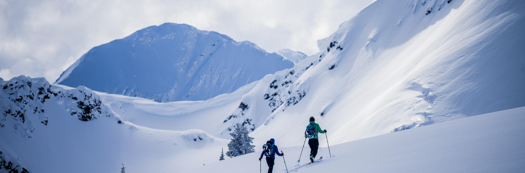 Skiing in the Selkirks
