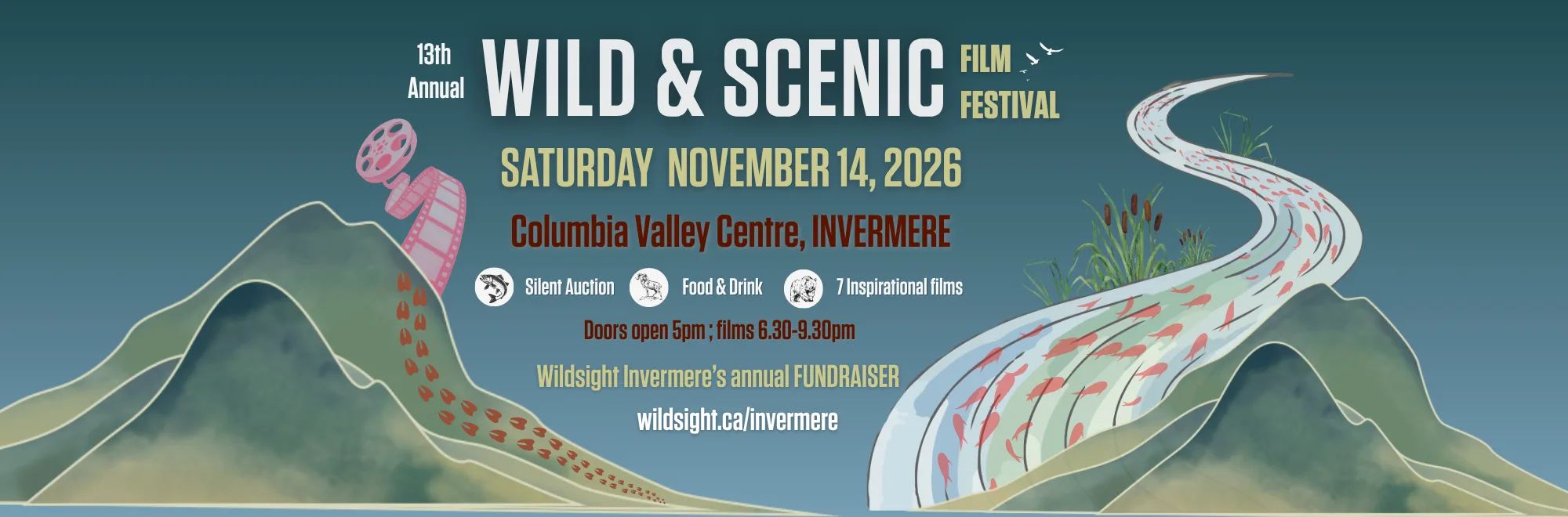 13th Annual Wild & Scenic Film Festival in Invermere